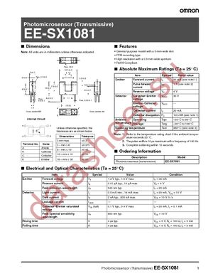 EE-SX1081 datasheet  